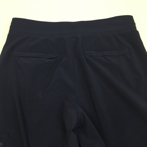 ATHLETA Navy VENTURE Zip Pocket Pull On Drawstring Waist Activewear Jogger Pant - Picture 9 of 12